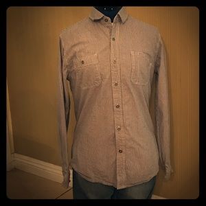 Cotton On Hickory Print Denim Shirt